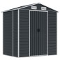 vidaXL Cobertizo de jardín acero galvanizado antracita 191x130x198 cm vidaXL Cobertizo de jardín acero galvanizado antracita 191x130x198 cm