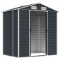vidaXL Cobertizo de jardín acero galvanizado antracita 191x130x198 cm vidaXL Cobertizo de jardín acero galvanizado antracita 191x130x198 cm