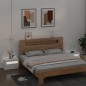 vidaXL Mesitas de noche con LED 2 unidades blanco 60x35x40 cm vidaXL Mesitas de noche con LED 2 unidades blanco 60x35x40 cm