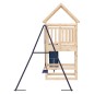 vidaXL Parque infantil de exterior madera maciza de pino vidaXL Parque infantil de exterior madera maciza de pino