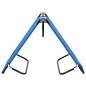 vidaXL Tumbona plegable acero azul vidaXL Tumbona plegable acero azul