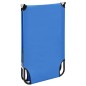 vidaXL Tumbona plegable acero azul vidaXL Tumbona plegable acero azul