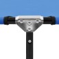 vidaXL Tumbona plegable acero azul vidaXL Tumbona plegable acero azul