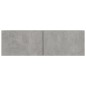 vidaXL Juego de muebles de salón 4 piezas gris hormigón 100x30x30 cm vidaXL Juego de muebles de salón 4 piezas gris hormigón 100x30x30 cm