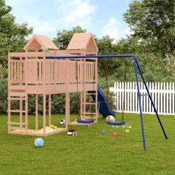 vidaXL Parque infantil de exterior madera maciza Douglas