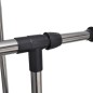 vidaXL Perchero ajustable para ropa 2 barras 2 unidades vidaXL Perchero ajustable para ropa 2 barras 2 unidades