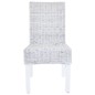 vidaXL Sillas de comedor 4 unidades ratán Kubu y madera mango marrón vidaXL Sillas de comedor 4 unidades ratán Kubu y madera mango marrón