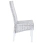 vidaXL Sillas de comedor 4 unidades ratán Kubu y madera mango marrón vidaXL Sillas de comedor 4 unidades ratán Kubu y madera mango marrón