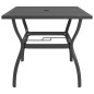 vidaXL Juego de comedor de jardín 5 piezas textilene y acero vidaXL Juego de comedor de jardín 5 piezas textilene y acero