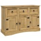 vidaXL Aparador Corona madera maciza pino mexicano 115x43x79,5 cm vidaXL Aparador Corona madera maciza pino mexicano 115x43x79,5 cm