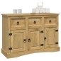 vidaXL Aparador Corona madera maciza pino mexicano 115x43x79,5 cm vidaXL Aparador Corona madera maciza pino mexicano 115x43x79,5 cm