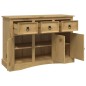 vidaXL Aparador Corona madera maciza pino mexicano 115x43x79,5 cm vidaXL Aparador Corona madera maciza pino mexicano 115x43x79,5 cm