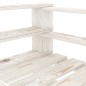 vidaXL Sillón de jardín de palets de madera blanco vidaXL Sillón de jardín de palets de madera blanco