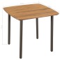 vidaXL Set de muebles de comedor de jardín 5 piezas de ratán marrón vidaXL Set de muebles de comedor de jardín 5 piezas de ratán marrón