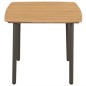 vidaXL Set de muebles de comedor de jardín 5 piezas ratán PE gris vidaXL Set de muebles de comedor de jardín 5 piezas ratán PE gris