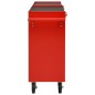 vidaXL Carro para herramientas con 14 cajones acero rojo vidaXL Carro para herramientas con 14 cajones acero rojo
