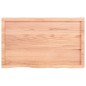 vidaXL Tablero mesa madera roble tratada marrón claro 100x60x(2-4) cm vidaXL Tablero mesa madera roble tratada marrón claro 100x60x(2-4) cm