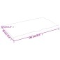vidaXL Tablero mesa madera roble tratada marrón claro 100x60x(2-4) cm vidaXL Tablero mesa madera roble tratada marrón claro 100x60x(2-4) cm