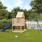 vidaXL Parque infantil de exterior madera maciza de pino vidaXL Parque infantil de exterior madera maciza de pino