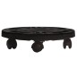 vidaXL Soporte para plantas con ruedas 2 uds negro diámetro 30cm 170kg vidaXL Soporte para plantas con ruedas 2 uds negro diámetro 30cm 170kg