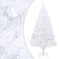 vidaXL Árbol de Navidad preiluminado con luces y bolas blanco 120 cm vidaXL Árbol de Navidad preiluminado con luces y bolas blanco 120 cm