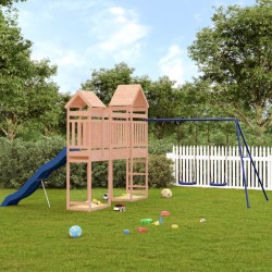 vidaXL Parque infantil de exterior madera maciza Douglas