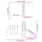 vidaXL Parque infantil de exterior madera maciza Douglas vidaXL Parque infantil de exterior madera maciza Douglas