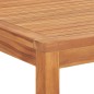 vidaXL Juego de comedor para jardín 4 piezas madera maciza de teca