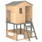 vidaXL Parque infantil de exterior madera maciza de abeto vidaXL Parque infantil de exterior madera maciza de abeto