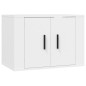 vidaXL Set de muebles de TV 2 piezas madera contrachapada blanco vidaXL Set de muebles de TV 2 piezas madera contrachapada blanco