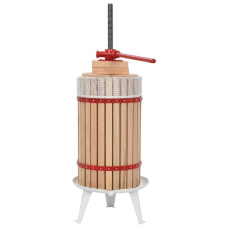 vidaXL Conjunto de prensa y trituradora de frutas y vinos 2 piezas