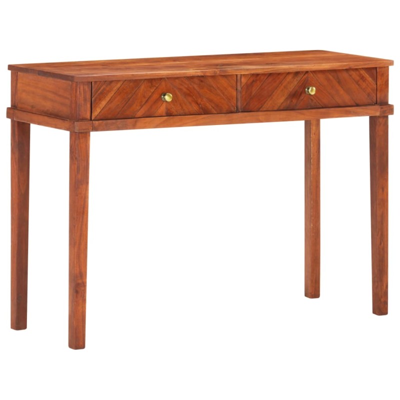 vidaXL Mesa consola de madera maciza de acacia 110x40x76 cm vidaXL Mesa consola de madera maciza de acacia 110x40x76 cm