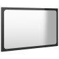 vidaXL Juego de muebles de baño madera de ingeniería negro brillo vidaXL Juego de muebles de baño madera de ingeniería negro brillo