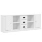 vidaXL Aparadores 3 piezas madera contrachapada blanco vidaXL Aparadores 3 piezas madera contrachapada blanco