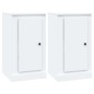 vidaXL Aparadores 3 piezas madera contrachapada blanco vidaXL Aparadores 3 piezas madera contrachapada blanco