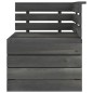 vidaXL Juego de muebles de jardín de palets 6 piezas 