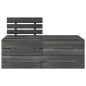 vidaXL Juego de muebles de jardín de palets 6 piezas 