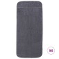 vidaXL Toallas de playa 6 uds tela gris antracita 400 g/m² 60x135 cm vidaXL Toallas de playa 6 uds tela gris antracita 400 g/m² 60x135 cm