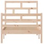vidaXL Estructura de cama madera maciza 90x200 cm vidaXL Estructura de cama madera maciza 90x200 cm