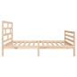 vidaXL Estructura de cama madera maciza 90x200 cm vidaXL Estructura de cama madera maciza 90x200 cm