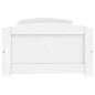vidaXL Sofá cama con 2 cajones madera maciza pino blanca IRUN 90x200cm