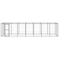 vidaXL Perrera de exterior de acero con techo 16,94 m² vidaXL Perrera de exterior de acero con techo 16,94 m²