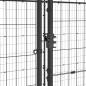 vidaXL Perrera de exterior de acero con techo 16,94 m² vidaXL Perrera de exterior de acero con techo 16,94 m²