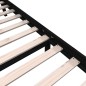 vidaXL Estructura de cama de madera maciza de pino negro 140x190 cm vidaXL Estructura de cama de madera maciza de pino negro 140x190 cm