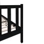 vidaXL Estructura de cama de madera maciza de pino negro 140x190 cm vidaXL Estructura de cama de madera maciza de pino negro 140x190 cm