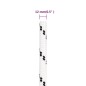 vidaXL Cuerda para barco trenzada poliéster blanco 12 mmx25 m vidaXL Cuerda para barco trenzada poliéster blanco 12 mmx25 m
