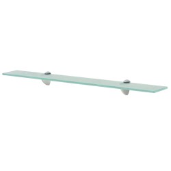 vidaXL Estantes flotantes 2 unidades vidrio 8 mm 70x10 cm