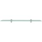 vidaXL Estantes flotantes 2 unidades vidrio 8 mm 70x10 cm vidaXL Estantes flotantes 2 unidades vidrio 8 mm 70x10 cm