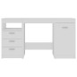 vidaXL Escritorio de madera contrachapada blanco 140x50x76 cm vidaXL Escritorio de madera contrachapada blanco 140x50x76 cm