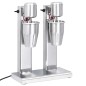 vidaXL Batidora de batidos con doble vaso de acero inoxidable 2 L vidaXL Batidora de batidos con doble vaso de acero inoxidable 2 L